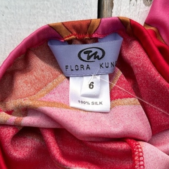 Vintage Silk Halter Dress by Flora Kung - Picture 7 of 8